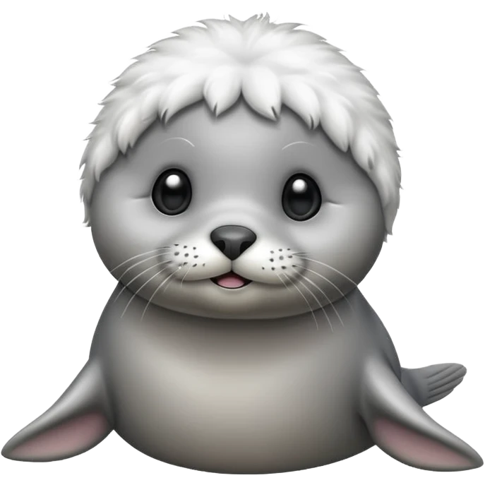 A super super cute seal emoji