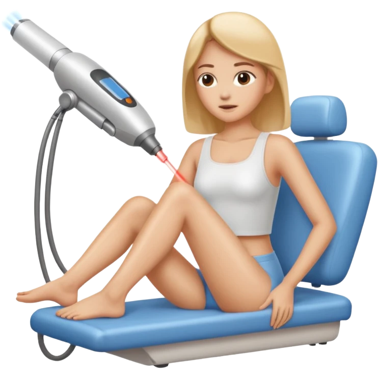 laser hair removal treatment  emoji