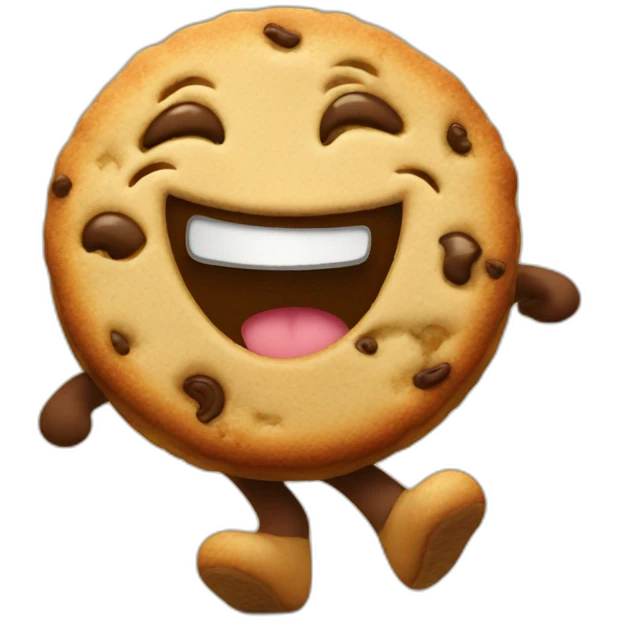 happy cookie dancing emoji