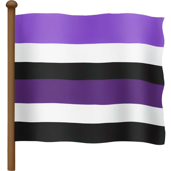 asexual flag emoji