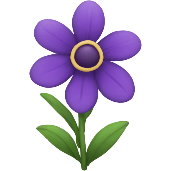 purple flower emoji