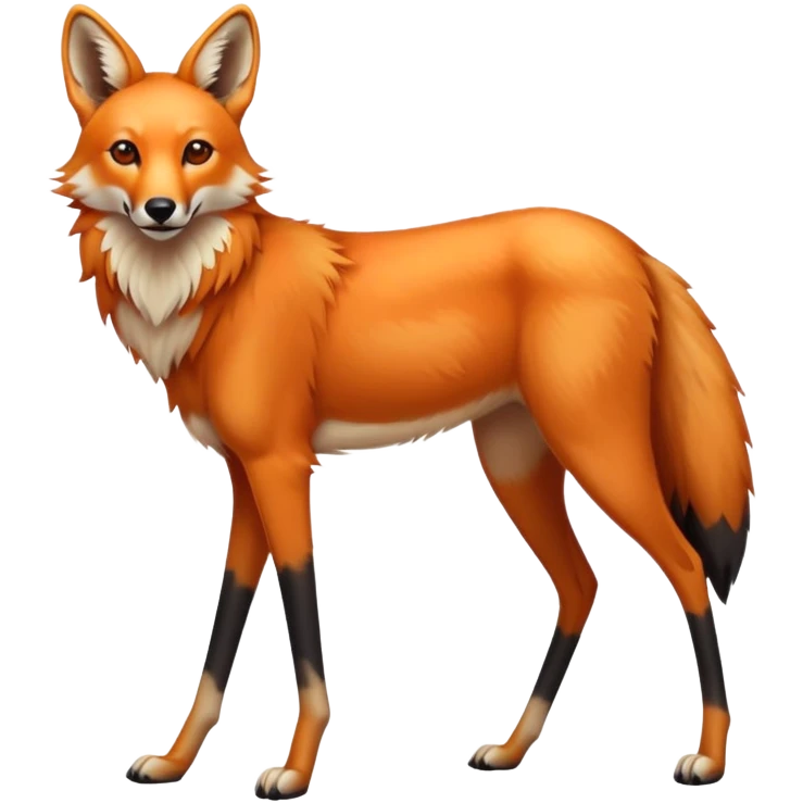 Maned Wolf emoji emoji