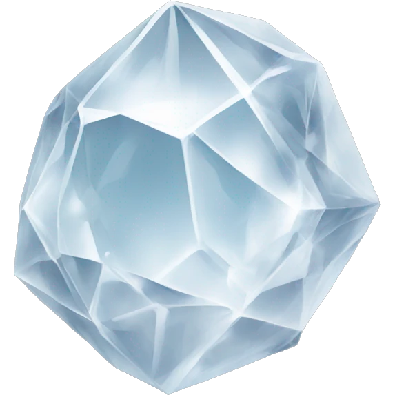 White Crystal and long  emoji