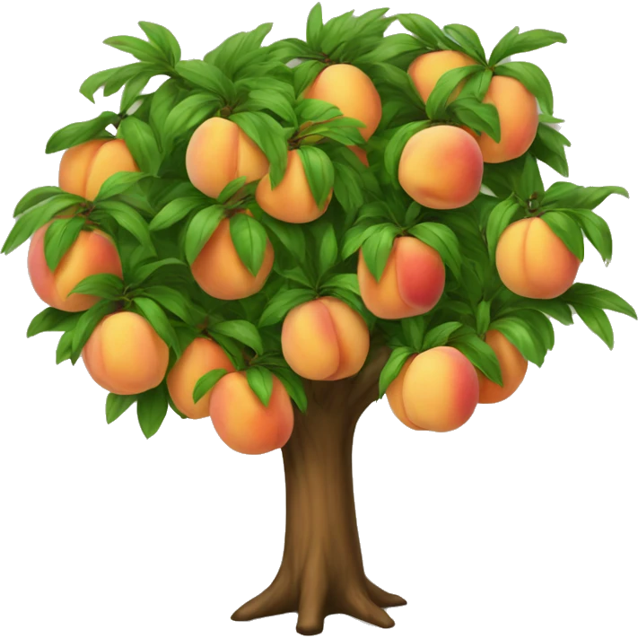 Peach tree emoji