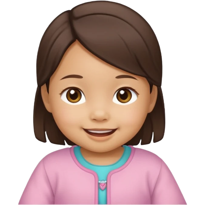 A Taiwanese American baby girl  emoji