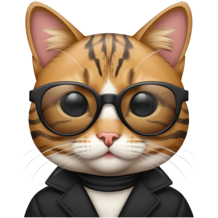 Cat wearing sunglasses emoji