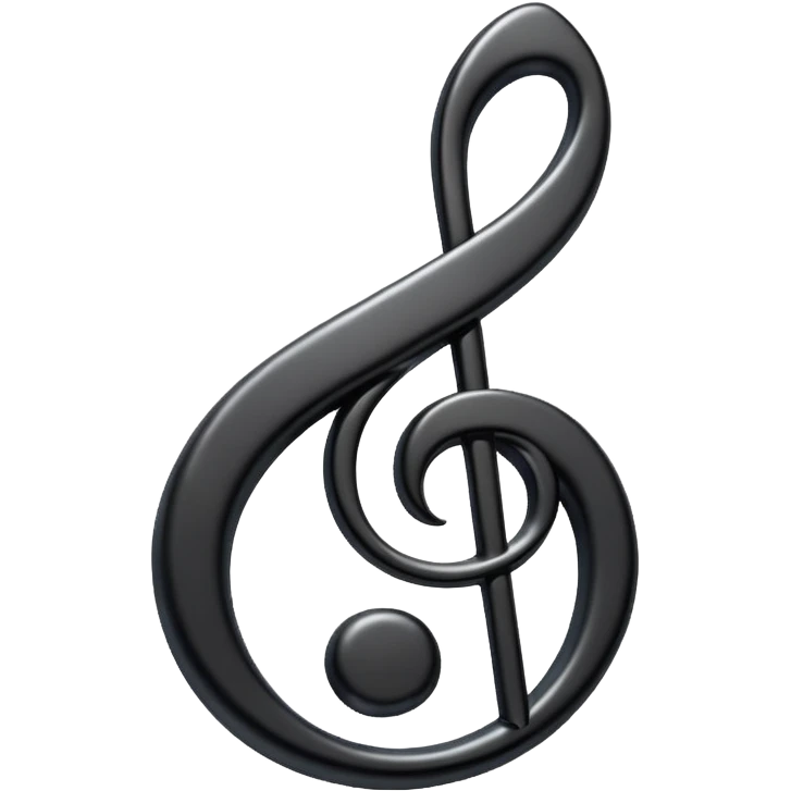 Music clef emoji