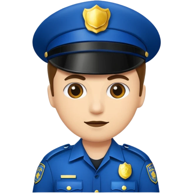 fancy police officer emoji