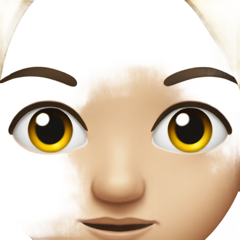 staring face with long fake eyelashes emoji
