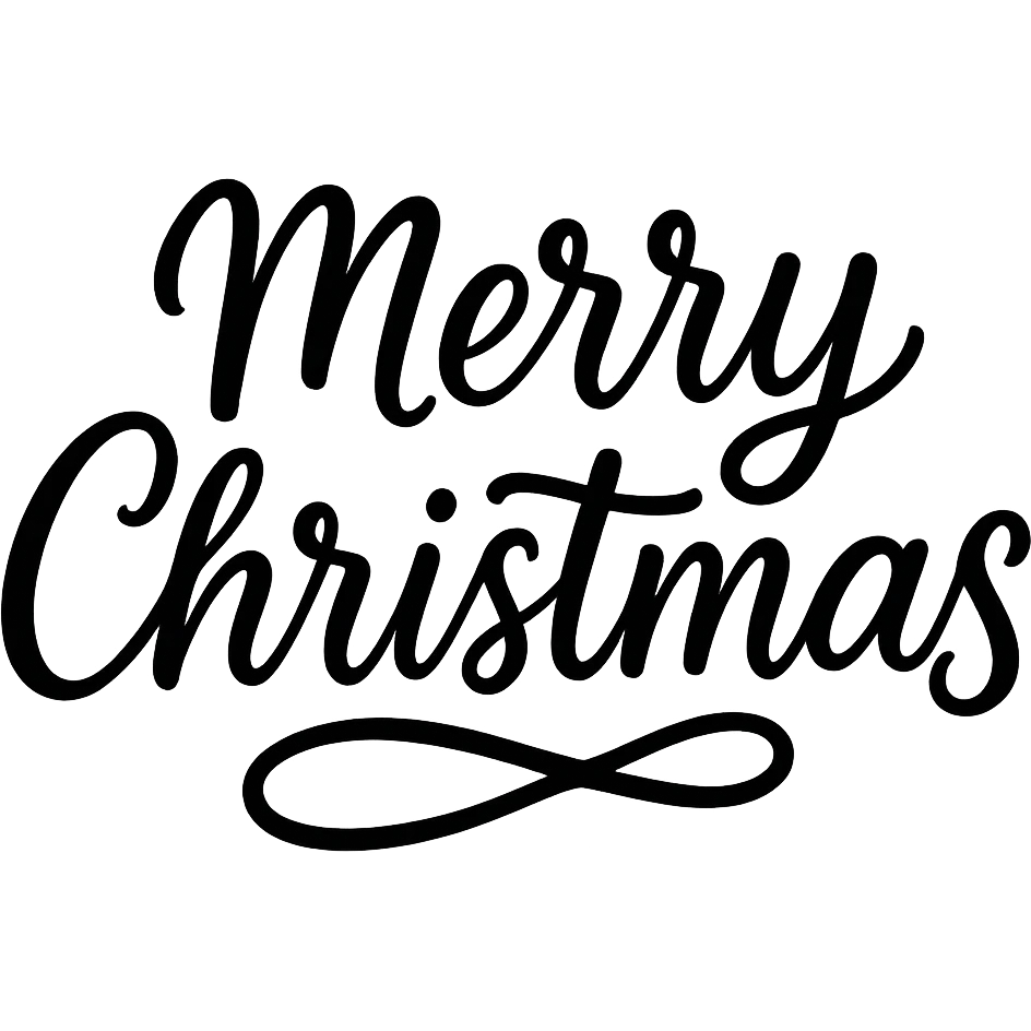 Merry Christmas  text , remove background emoji