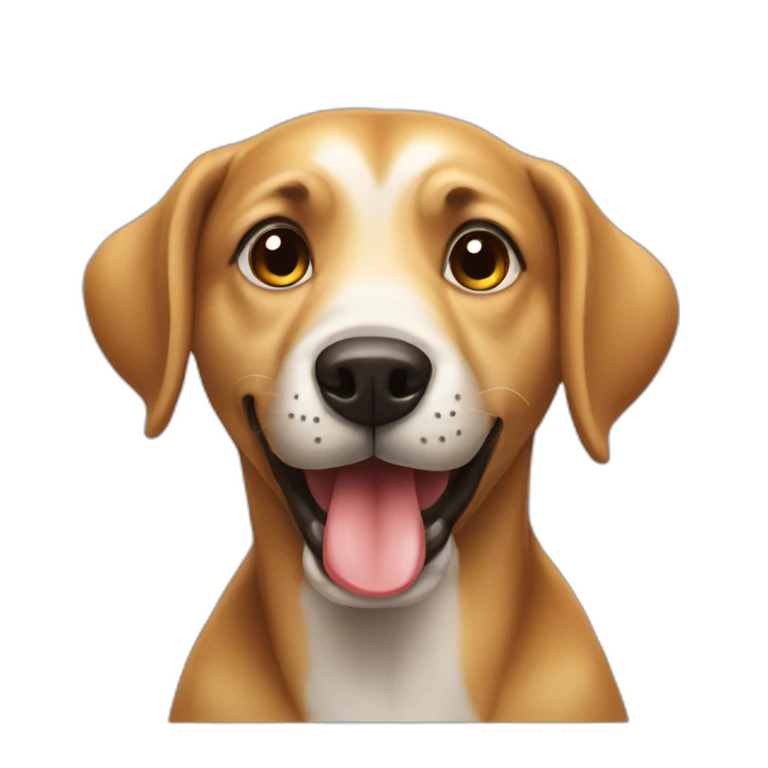 Dog who drink coca emoji