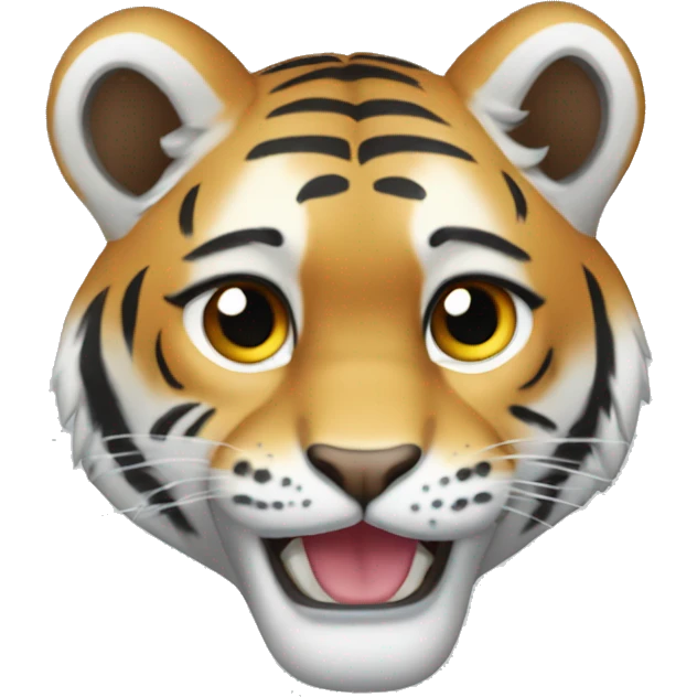 тигр с кальяном emoji