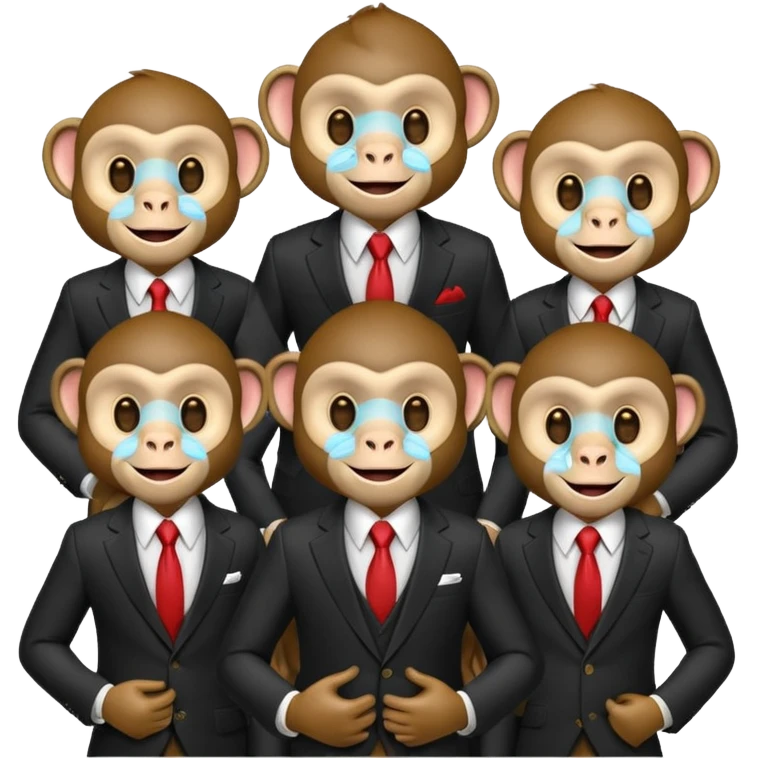 monkeys in suits emoji