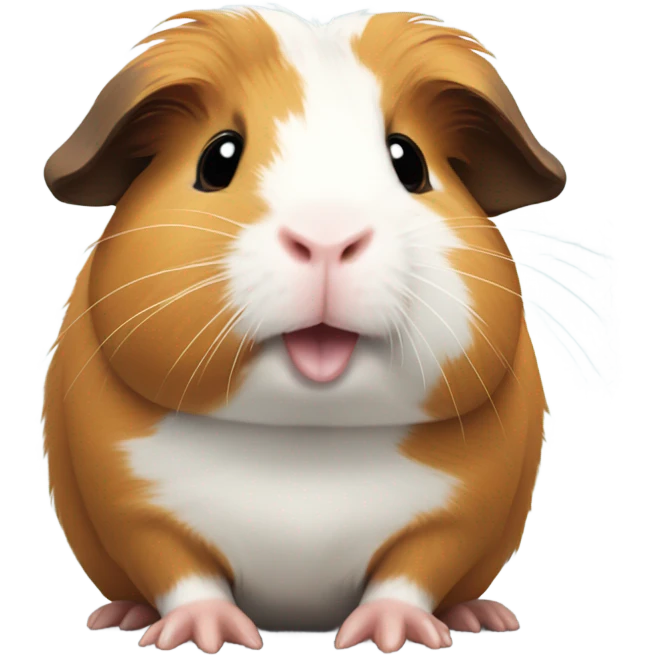 Guinea pig with nametag saying Julie  emoji