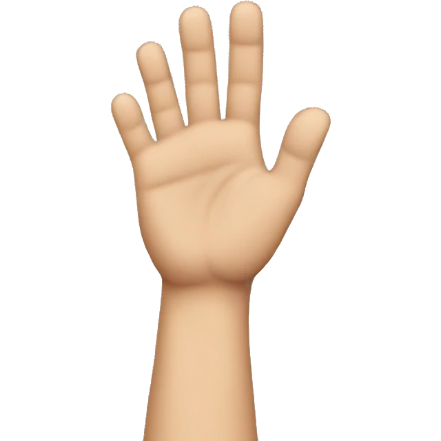awkward hand wave emoji