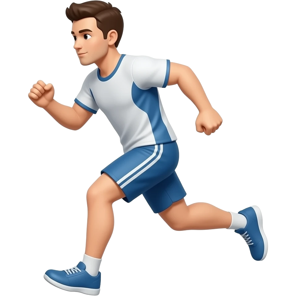 Man running emoji