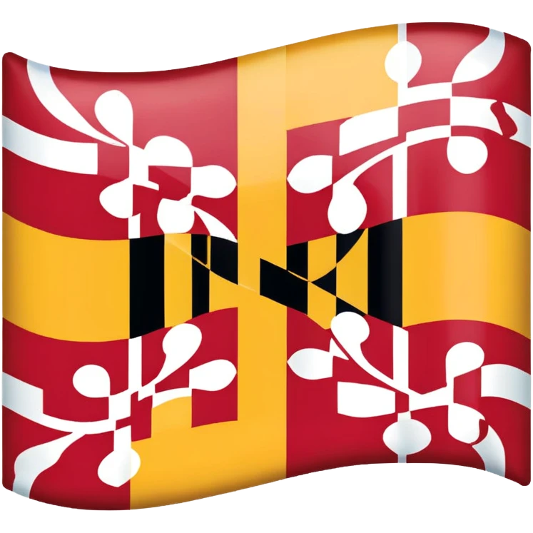 Maryland flag emoji