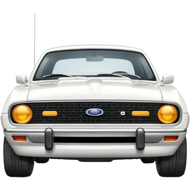 white ford maverick emoji