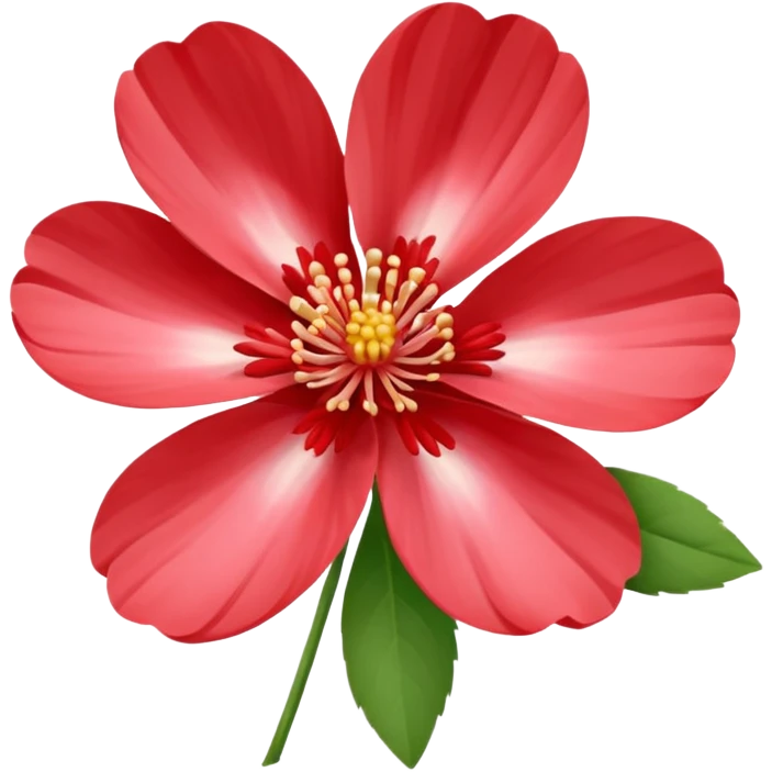 red zakura flower emoji