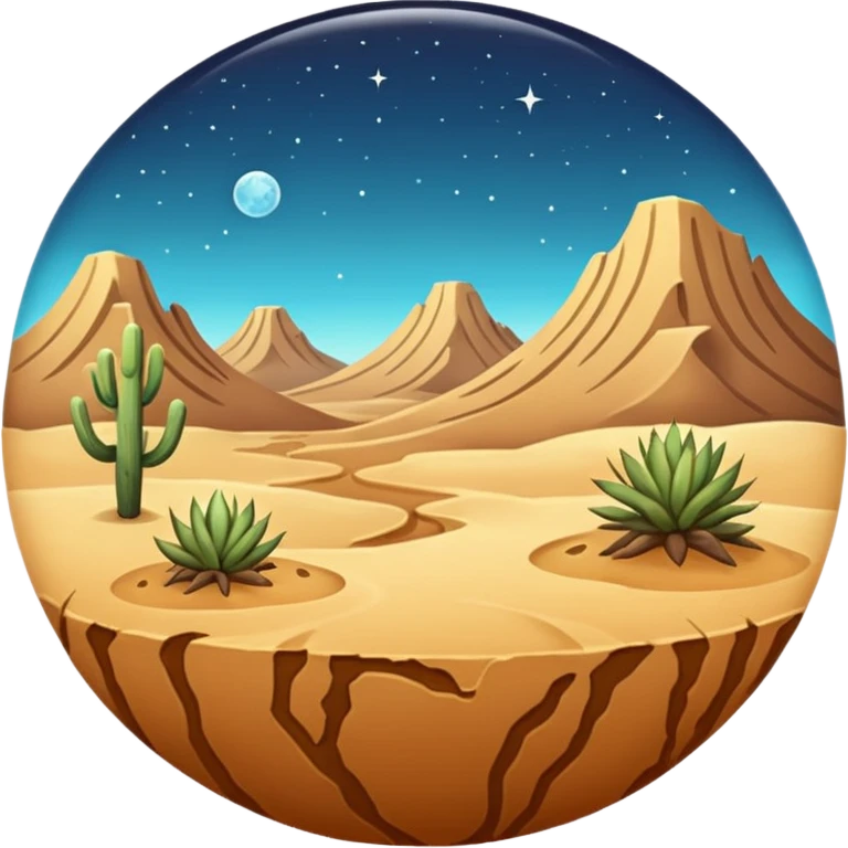 Desert planet emoji