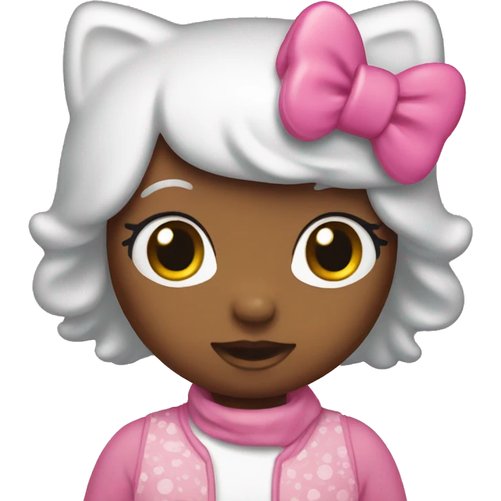 hello kitty pink emoji