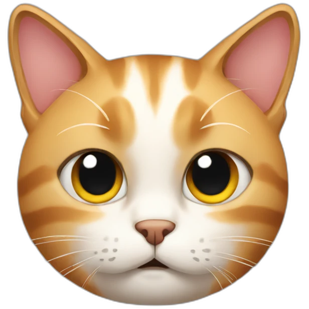 Cat looking annoyed emoji