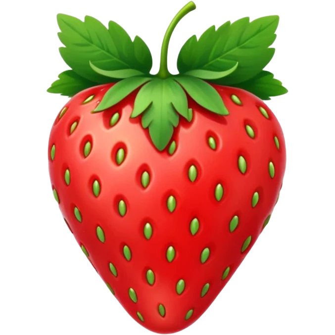 juicy strawberry emoji