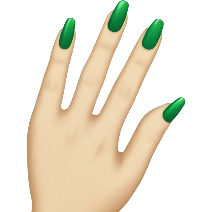 green nails emoji
