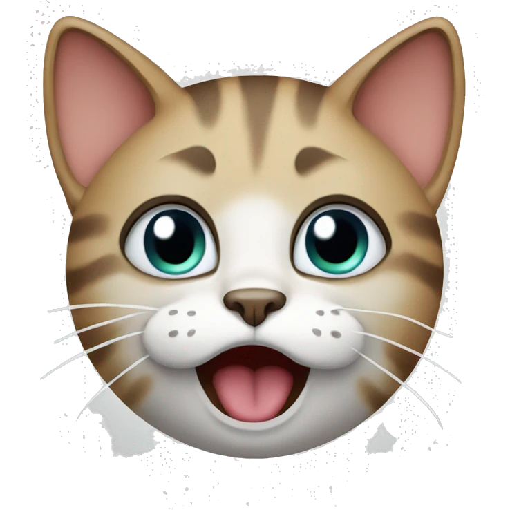 Cat crying emoji