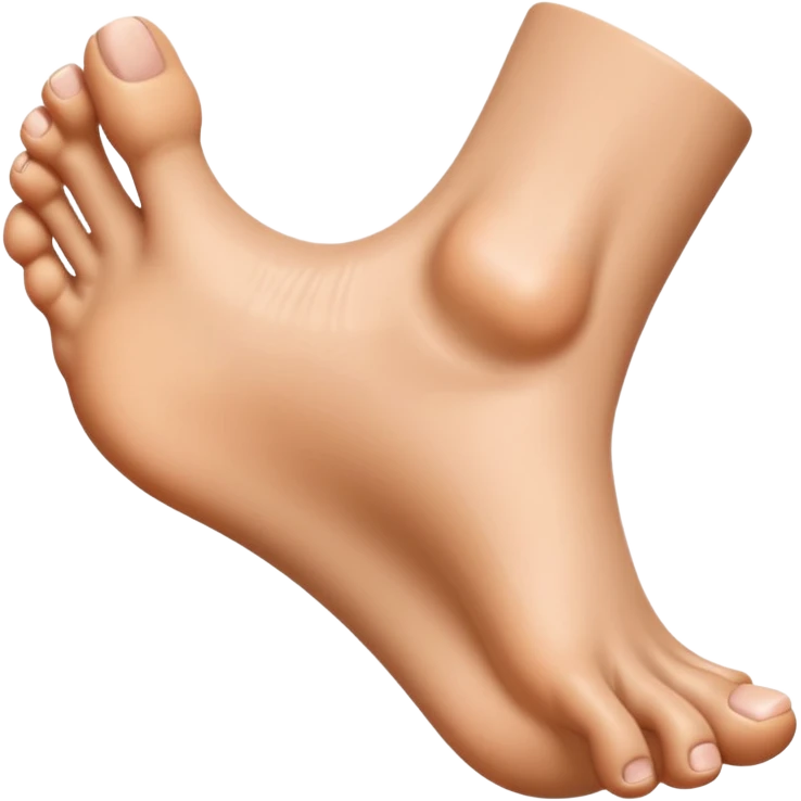 Microsoft Style 3d Foot emoji