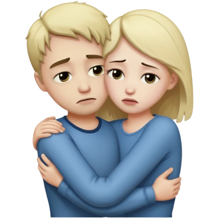 Two lovers breaking up emoji