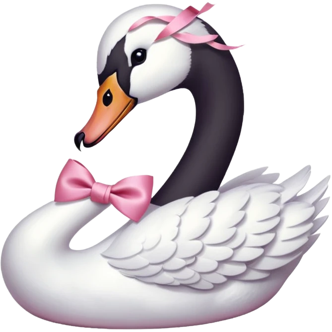 🦢🎀 emoji