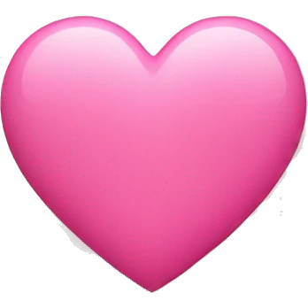 Pink heart emoji