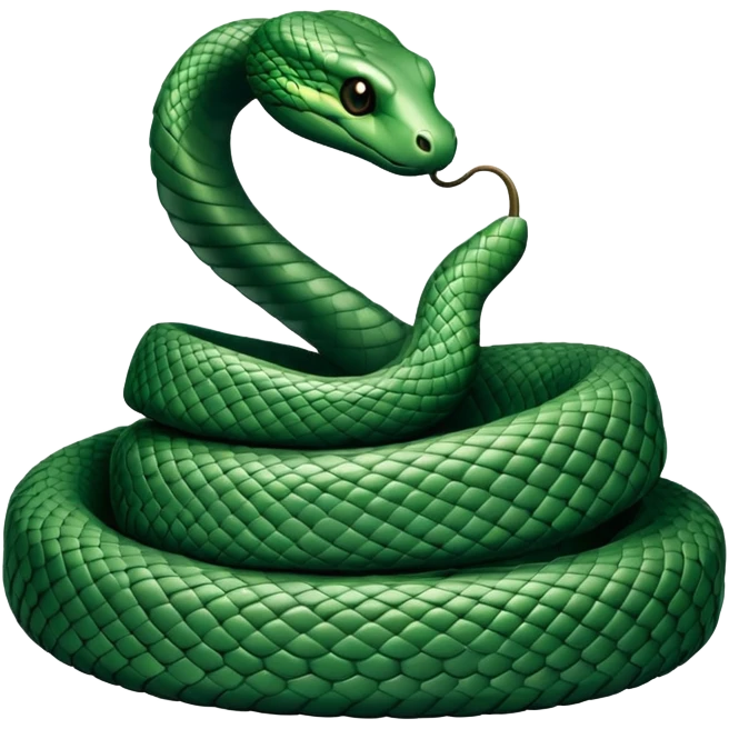 Slytherin snake in Harry Potter  emoji