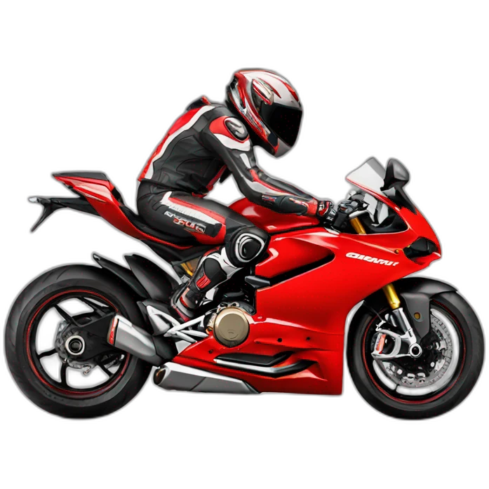 Rider ducati panigale emoji