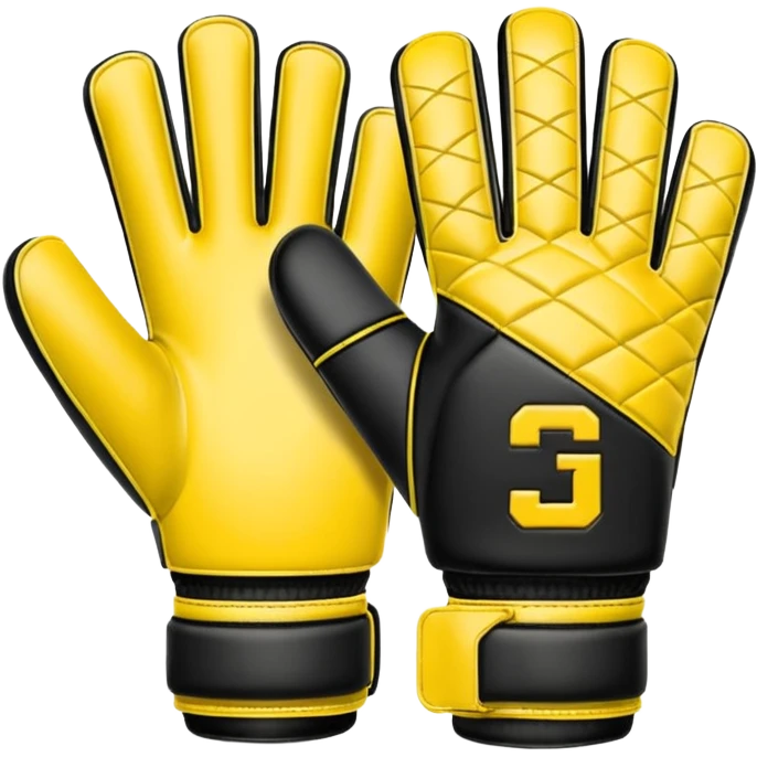 Football goalkeeper gloves emoji