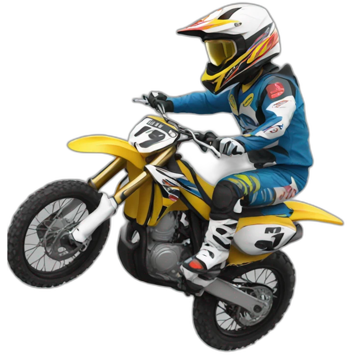 Moto cross emoji