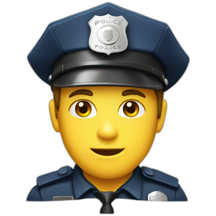 police badge emoji