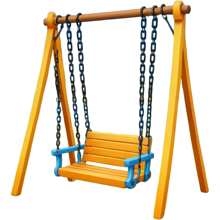 Swing in a park emoji