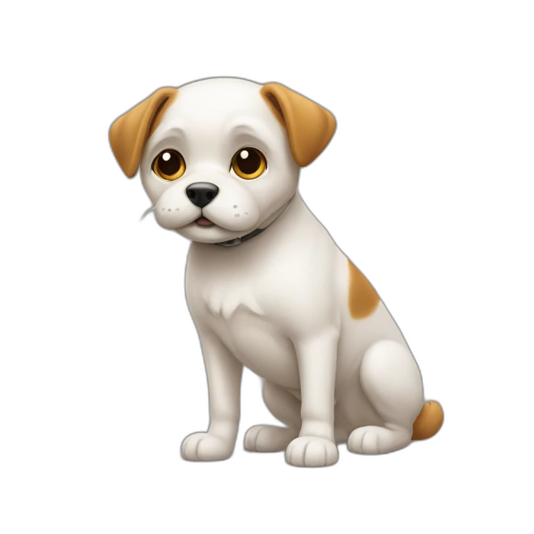 Chat avec chien emoji