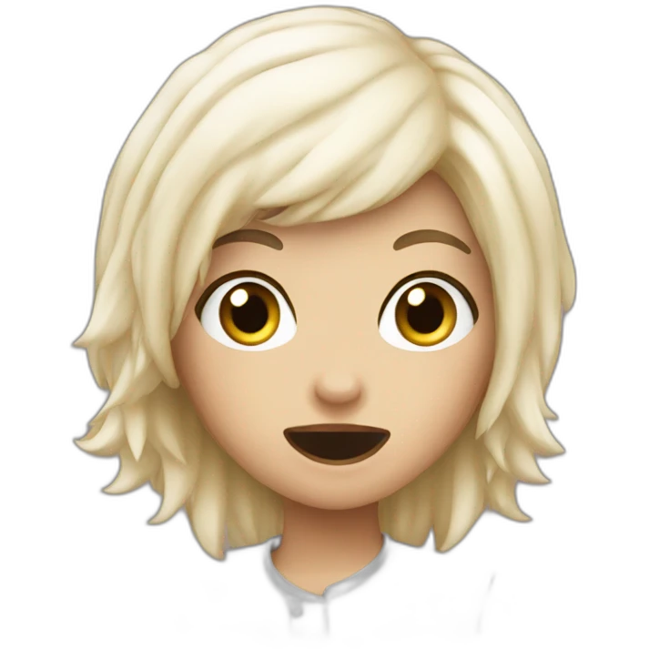 Bite blanche emoji