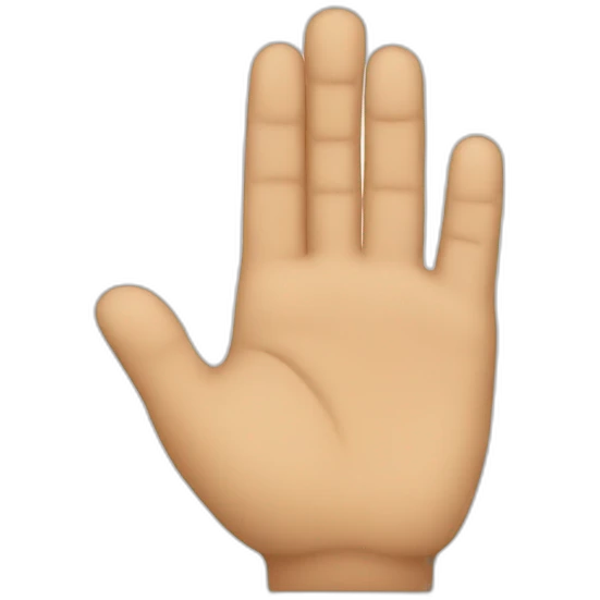 a little finger raised emoji