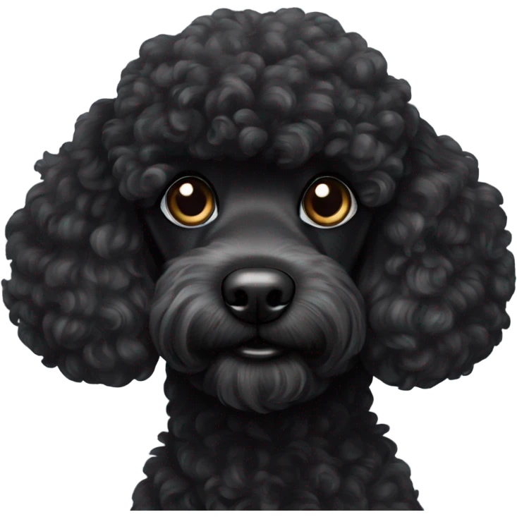 black poodle emoji
