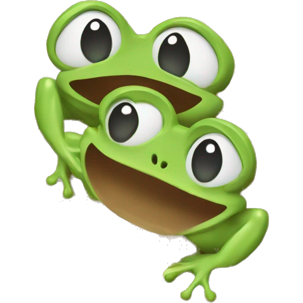 Waffle with frogs on it emoji