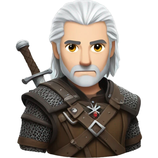 Geralt of Rivia emoji