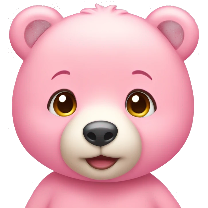 Baby pink bear emoji
