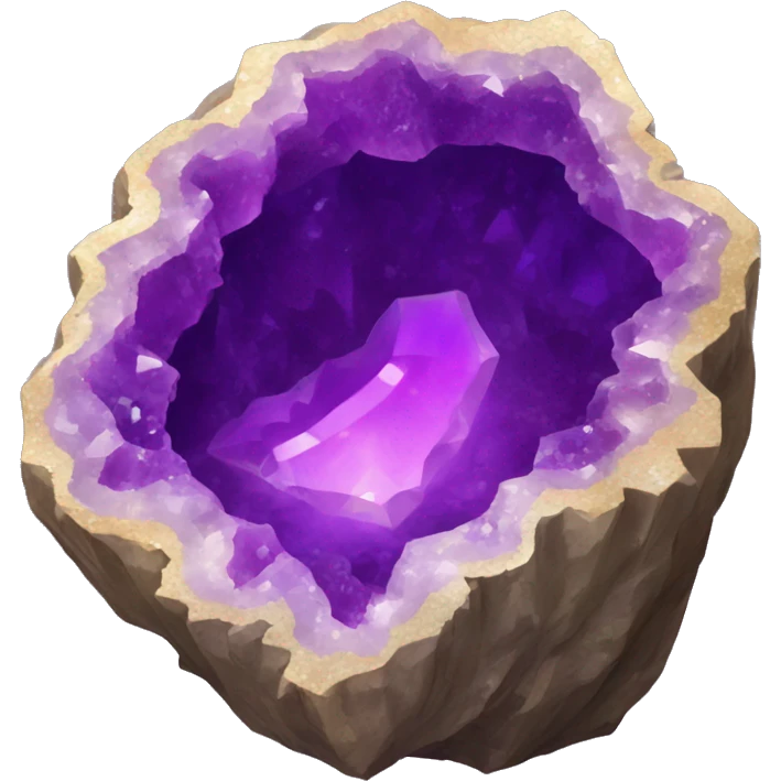 amethyst geode emoji