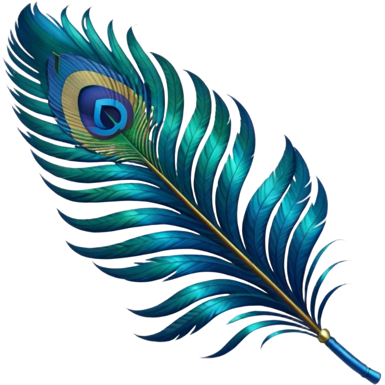 Peacock feather  emoji