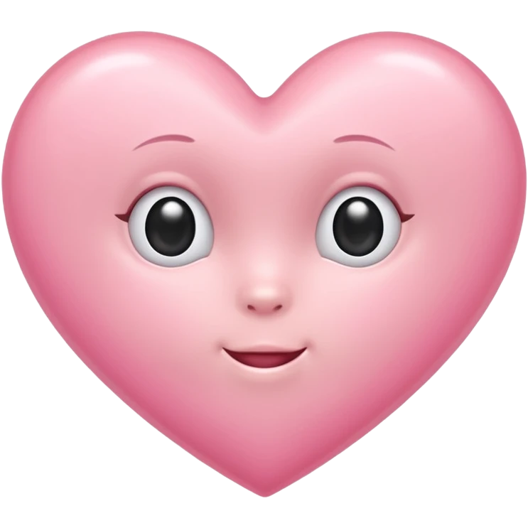 Baby pink heart emoji