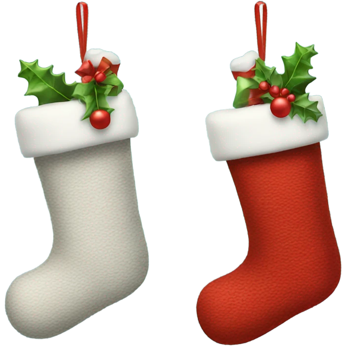 Christmas stocking emoji